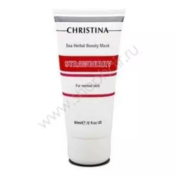 Christina Sea Herbal Beauty Mask Strawberry - Клубничная маска красоты для нормальной кожи 60 мл