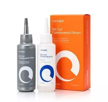 Concept - Набор для холодной перманентной завивки всех типов волос "Прикорневой объем" (лосьон для прикорневого объема 100 мл, фиксатор 100 мл)