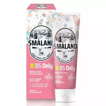 Детская зубная паста Smaland Nordic Mild Rasberry с ягодным вкусом, 80 г