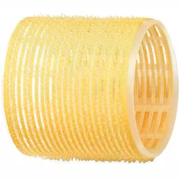 Dewal - Бигуди-липучки желтые, 65 мм 6 шт