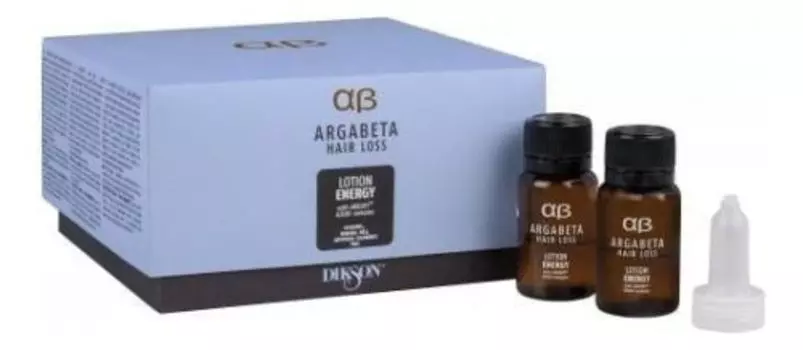 Dikson Argabeta Hair Loss Energy Balsam - Ампульный комплекс против выпадения и для активизации роста волос 8х8 мл