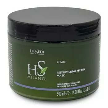 Dikson HS Milano Mask Repair Resteucturing Keratin - Маска восстанавливающая для ослабленных волос 500 мл