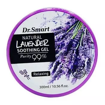 Dr. Smart Natural Lavender Soothing Gel 99% - Гель для лица и тела с лавандой Релакс 300 мл