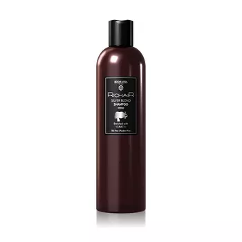 Egomania Professional Richair Silver Blond Shampoo Keratin - Оттеночный шампунь для платиновых оттенков блонд с Кератином 400 мл