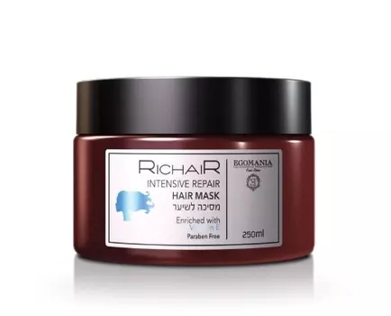 Egomania Richair Intensive Repair Mask Vitamin E - Маска активное восстановление с витамином Е 250 мл
