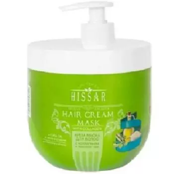 Elea Professional Apoteker Hissar - Крем-маска для волос - с коллагеном и маслом чиа с дозатором 1000 мл