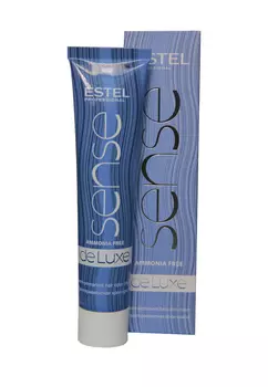 Estel De Luxe Sense - Крем-краска 9/35 черный классический 60 мл