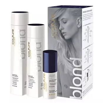 Estel - Набор Blond (Шампунь 300 мл, Бальзам 250 мл, Масло-уход 50 мл)