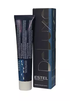 Estel Professional De-Luxe Базовые тона - Краска-уход 7/16 русый для седины 60 мл