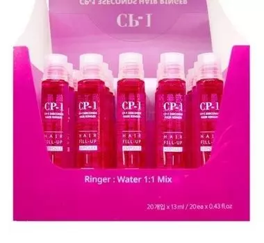 Esthetic House CP-1 3 Seconds Hair Ringer Hair Fill-up Ampoule - Маска-филлер для волос 20*13 мл