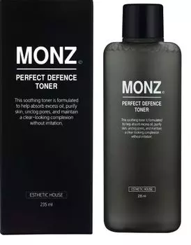 Esthetic House Monz Perfect Defence Toner - Тонер для лица "Мужской" 235 мл
