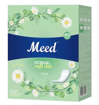 Ежедневные целлюлозные прокладки Normal Soft Deo, 60 шт