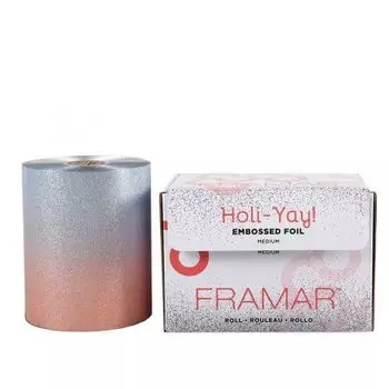 Framar - Фольга в рулоне с тиснением «Вдохновение праздника» 12,5 см х 98 м