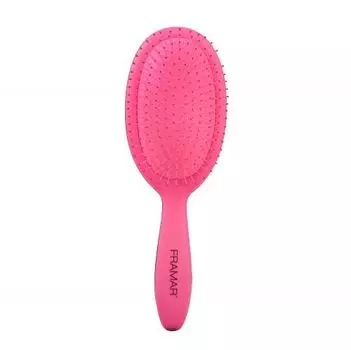 Framar - Распутывающая щетка для волос "Розовая лента"