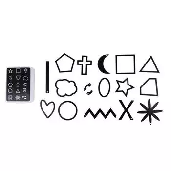 Framar - Штамп для креативного окрашивания волос 15 шт