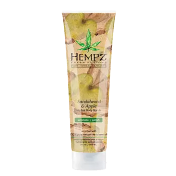 Hempz Sandalwood &amp; Apple Hebal Body Scrub - Скраб для тела Сандал и Яблоко 250 мл