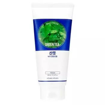 Holika Holika Daily Fresh - Очищающая пенка для лица "Зеленый чай" для проблемной кожи 150 мл