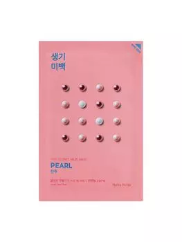 Holika Holika Pure Essence Mask Sheet Pearl - Осветляющая тканевая маска, жемчуг 20 мл