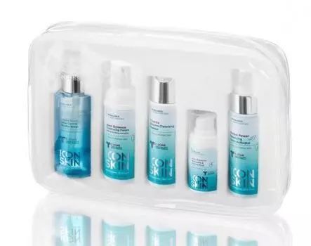 Icon Skin Re:Balance - Набор для ухода за комбинированной и нормальной кожей № 2 (5 средств travel size)