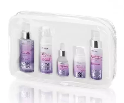 Icon Skin Re:Mineralize - Набор средств для ухода за всеми типами кожи № 2 (5 средств travel size)
