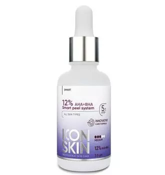 Icon Skin Smart - Aha+Bha-пилинг 12% 30 мл