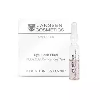 Увлажняющая и восстанавливающая сыворотка в ампулах для контура глаз Eye Flash Fluid, 7 ампул х 2 мл