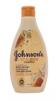 Johnson's Vita-Rich - Гель для душа с йогуртом, овсом и медом Ухаживающий 250 мл