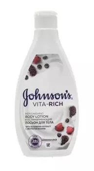 Johnson's Vita-Rich - Лосьон для тела с экстрактом Малины Восстанавливающий 250 мл
