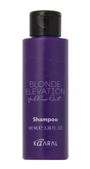 Kaaral Blonde Elevation Shampoo - Антижелтый шампунь для волос 100 мл
