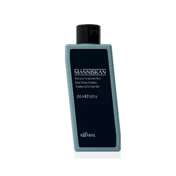 Kaaral Manniskan Black Toning Shampoo - Черный тонирующий шампунь 250 мл