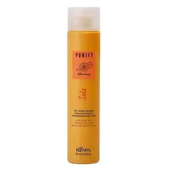 Kaaral Purify After-Sun Hair &amp; Body Wash - Шампунь и гель для душа 2 в 1 после загара со смягчающим и успокаивающим эффектом 300 мл