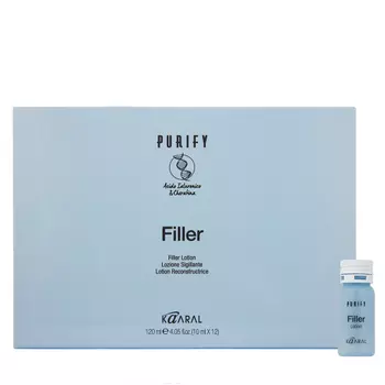 Kaaral Purify - Уплотняющий лосьон для волос 12*10 мл