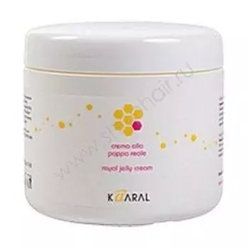 Kaaral Royal Jelly Cream - Реконструирующая маска для волос с пчелиным маточным молочком 500 мл