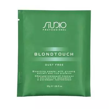 Kapous Professional Studio - Обесцвечивающий порошок с экстрактом женьшеня и рисовым протеинам 30 г