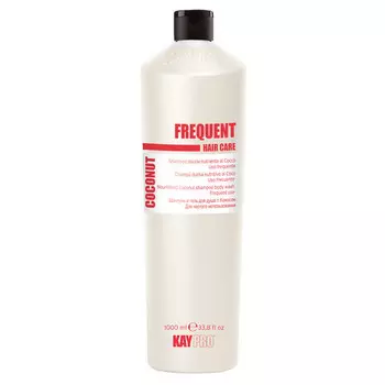 Kaypro Frequent Hair Care - Шампунь и гель для душа с кокосом 1000 мл