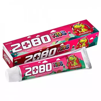 Kerasys Dental Clinic 2080 - Зубная паста Клубника 80 гр