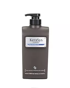 Kerasys Homme - Шампунь для волос освежающий 550 мл