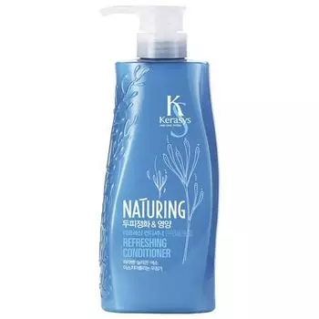 Kerasys Naturing - Кондиционер для волос уход за кожей головы с морскими водорослями 500 мл