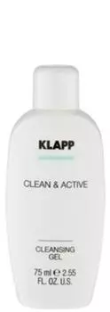 Klapp Clean &amp; Active Cleansing Gel - Очищающий гель 75 мл
