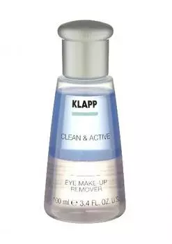 Klapp Clean&amp;Active Eye Care - Средство для снятия макияжа c глаз 100 мл