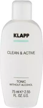 Klapp Clean &amp; Active Tonic Without Alcohol - Тоник без спирта 75 мл