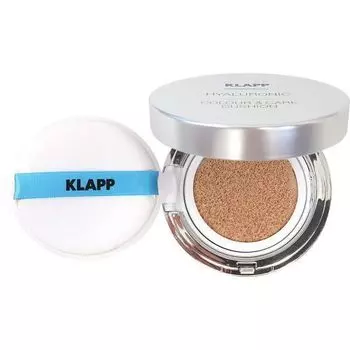 Klapp Hyaluronic - Тональный увлажняющий крем-кушон, средний, 15 гр
