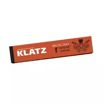 Klatz Brutal Only - Зубная паста для мужчин терпкий коньяк 75 мл