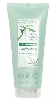 Klorane Body Care - Питательный гель для душа молочко бамбука с органическим маслом Купуасу 200 мл