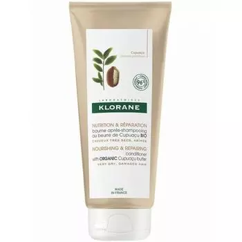 Klorane Cupuacu - Восстанавливающий бальзам для волос с органическим маслом Купуасу 200 мл