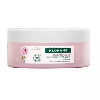 Klorane - Увлажняющий гель-крем для тела с экстрактом пиона 200 мл