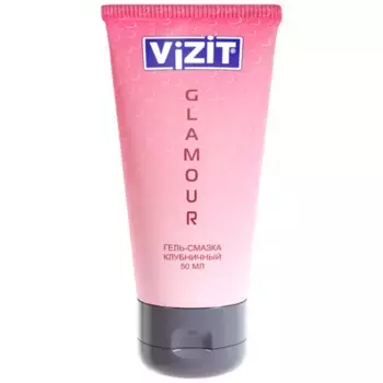 Клубничный гель-смазка Glamour, 50 мл