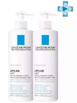 Комплект Молочко без отдушки, 2х400 мл