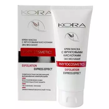 Kora - Крем-маска с фруктовыми кислотами эксфолиант 100 мл