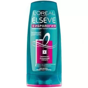 L'oreal Elseve - Бальзам-ополаскиватель для волос Фибрология 400 мл